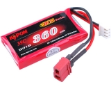 360mAh 7.4V, 2S 35C